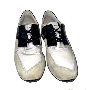 Tod’s White Suede Trainer Sneakers